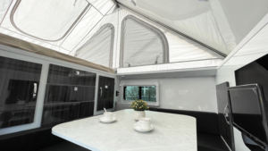 Fuera de la carretera Pop Top caravanas con ducha y aseo híbrido carretera <span class=keywords><strong>Caravana</strong></span> de la familia estándar australiano Offroad remolque Camper - Product Image 6