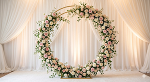 Black Metal Wedding <b>Arch</b> <b>Frame</b> Square Stand Floral Backdrop Display Rack Ceremony Stage Decoration - Product Image 5