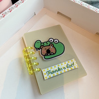 Carnet spirale d'apprentissage pour enfants motif Capybara mignon - Bloc-notes créatif, cadeau idéal