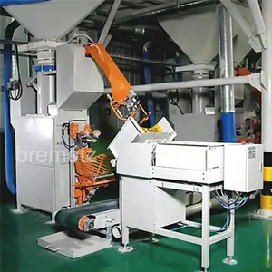 Fully automatic cement filling machine 25kg bags putty powder xanthan gum bagging feed machine