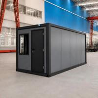 Maison conteneur pliable de type Z de 20 pieds - Conteneur d'expédition modulaire écologique à installation rapide pour usage résidentiel, bureautique et hôtelier
