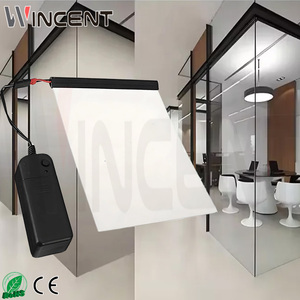 Pdlc phim thông minh tự dính trắng/xám, vv. Vô hình điện tử Tint riêng tư chuyển đổi xây dựng cửa sổ cắt đùn - Product Image 1