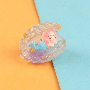 2025เครื่องประดับผมอะคริลิคทำจากเปลือกหอยสำหรับแม่บ้านสามมิติเรืองแสง - Product Image 4