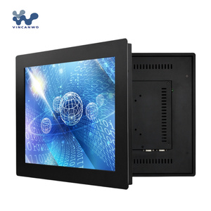 VINCANWO 10,4 pulgadas VEPC Industrial All-In-One Panel <span class=keywords><strong>PC</strong></span> con Intel Celeron Dual Core 4 + 64G <span class=keywords><strong>DDR3</strong></span> <span class=keywords><strong>RAM</strong></span> VGA-Fabricante May Stock - Product Image 2