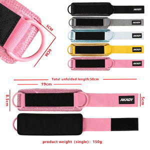 Cinturino per caviglia in neoprene da 7 mm per macchina a cavi, per allenamento gambe inferiori, glutei, fianchi, abduttori, <span class=keywords><strong>esercizi</strong></span> a casa - Product Image 4
