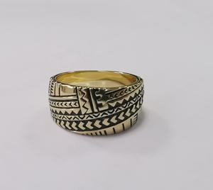 Kunden spezifischer böhmischer Stammes-oxidierter hawaiiani scher polynesi scher samoa nischer Ehering - Product Image 6