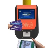 Terminal de billetterie de bus 4G avec paiement NFC et système de poste de validation de billet à code-barres android