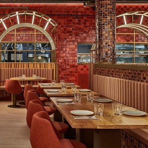 Mesas y sillas de <span class=keywords><strong>restaurante</strong></span> de fibra de vidrio de madera sintética de ratán <span class=keywords><strong>mexicano</strong></span> Hotel - Product Image 3