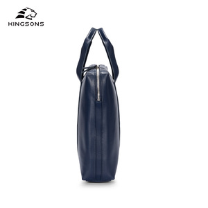 Kingsons <b>Leather</b> Tote <b>Bag</b> Large Capacity Solid Color Zipper Closure Everyday Commuter Handbag for Women - Product Image 3