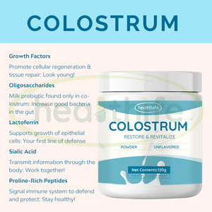 Healthife integratori di latte di colostro bovino in polvere IGG 20% colostro in polvere - Product Image 5