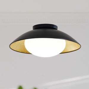 Black Gold Foil Ceiling Light Led 30cm For Living Room Bedroom - Product Image 1