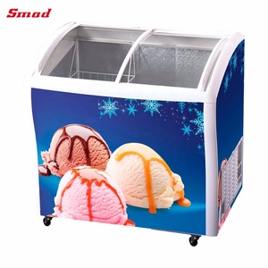 Vitrina de Hielo con Puerta Corredera Curva Serie SC/SD, Congelador de Hielo con Precio de Fábrica SC/SD(w)-138 - Product Image 5
