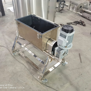 Licuadora de cinta pequeña de acero inoxidable, máquina mezcladora de azúcar blanco en polvo, mezclador de correa de doble tornillo, mezclador de aditivos químicos - Product Image 6