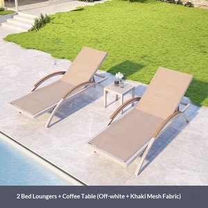Chaise longue d'extérieur moderne et <span class=keywords><strong>simple</strong></span> pour piscine, chaise de plage de loisirs, mobilier d'extérieur pour villa, cour, maison d'hôtes, terrasse - Product Image 6