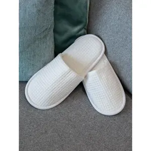 Pantofole a Forma di Mulo in Waffle, Articoli per Hotel - Product Image 1