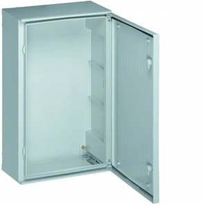 FL216B Personalizzabile con custodia in poliestere Hagers da parete con porta liscia H650 W400 D200 Orion Plus - Product Image 1