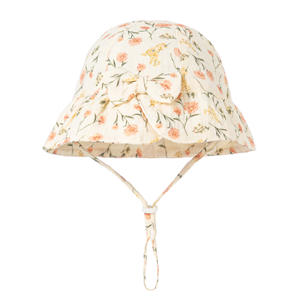 Sombreros de cubo de algodón para bebés para niñas y niños, sombrero de primavera y otoño para recién nacidos, <span class=keywords><strong>gorra</strong></span> de pescador de Panamá con estampado bonito, gorras infantiles para exteriores de 3 a 12 <span class=keywords><strong>meses</strong></span> - Product Image 5