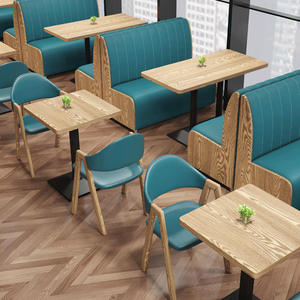 Meubles de salle à manger et de salon rétro, fauteuils de salle à manger de style scandinave nordique, chaises rembourrées en bois - Product Image 1