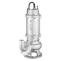 Pompe submersible pour eaux usées WQ 10hp 7.5kw 25m/h 20m pour l'industrie automobile, haute pression, moteur triphasé OEM, acier inoxydable 304