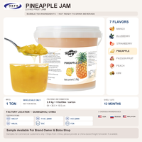 Selai Buah THUMBSUP 7 Rasa 2.8kg x 6 Karton Mangga Blueberry Stroberi Nanas untuk Bubble Tea Grosir