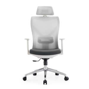 Silla de Oficina Ergonómica de Malla con Respaldo Alto y Soporte Lumbar Ajustable, Silla Giratoria para Computadora - Product Image 1
