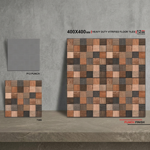 Prix de gros attractif : Carreaux de porcelaine numérique effet pierre rustique 40x40cm (400x400mm) pour revêtements de sol extérieurs, jardins et balcons - Product Image 3