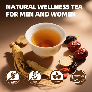 OEM ODM Prêt à expédier – Sachet de thé aux cinq trésors de ginseng, mélange naturel de maca, goji et jujube – Favorise l'énergie et la relaxation - Product Image 3