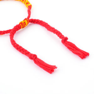 Bracelet d'amitié tissé en corde de corde mexicaine réglable colorée de 15.5CM fait à la main - Product Image 5