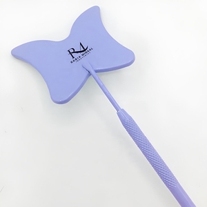 Purple Powder Coated Color Customized Butterfly Shape <b>Makeup</b> <b>Mirror</b> 3X Magnifying Single Side <b>Mirror</b> - Product Image 6