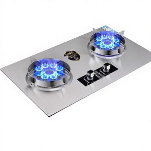 Cuisinière à <span class=keywords><strong>gaz</strong></span> moderne à <span class=keywords><strong>2</strong></span> brûleurs en acier inoxydable, cuisinière à <span class=keywords><strong>gaz</strong></span> de table portable, brûleurs à <span class=keywords><strong>gaz</strong></span> pour le <span class=keywords><strong>camping</strong></span> en plein air, pique-nique - Product Image 1