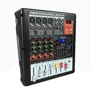 TopYun MX-403 Ses Güç Amplifikatörü Mikser 4 Kanal 250W*2 16DSP ile 48V Phantom/Güçlendirilmiş Çift 5 Bant EQ Ses Mikseri Düğün Partisi için - Product Image 2