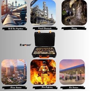 Wedo thương hiệu ATEX <span class=keywords><strong>UKAS</strong></span> GS ISO9001 giấy chứng nhận 1/2 'Dr không phát ra tia lửa không từ tính ổ cắm Set-24pcs - Product Image 5