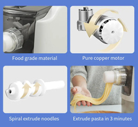 Machine électrique automatique et électrique pour la cuisine, petite mini machine à fabriquer des nouilles spaghetti en plastique pour la maison