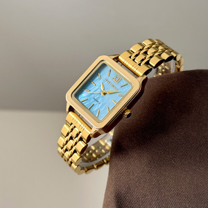 Reloj de Pulsera para Mujer DUKE NICLE 8639, Estilo Vintage de Hong Kong, Cuadrado, de Acero Sólido, con Movimiento de Cuarzo, Lujo Discreto para Negocios - Product Image 2