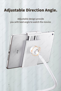 Support de montage de tablette à col de cygne pour support de téléphone de bureau de <span class=keywords><strong>lit</strong></span> support de tablette à pince à bras Long Flexible pour iPad Samsung Xiaomi 4.7-<span class=keywords><strong>11</strong></span> pouces - Product Image 6