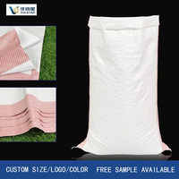 Sac tissé en PP avec logo personnalisé, 25 kg, 50 kg, 100 kg, sac en polypropylène laminé BOPP pour riz, farine, sucre, engrais