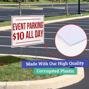 Fade Proof Lightweight 18x24 <b>Custom</b> Text Yard Signs with H-Stand for Services & Repairs Landscaping Services Promotion - Product Image 2