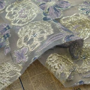 Nieuwe Franse Gouden Sparkle Design Luxe Gouden Draad Jacquard Micropermeable Zachte Stof <span class=keywords><strong>Prom</strong></span> Dress Stof - Product Image 5