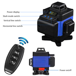 Misuratore laser OEM ad alta precisione a 16 linee, si attacca a parete e a terra, forte luminosità, livella laser a 16 linee, luce verde. - Product Image 3