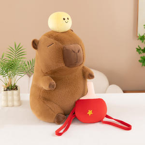 Peluche Linda Ping Pong Dolphin Doll, Sports <span class=keywords><strong>Master</strong></span> Kapibala Doll, jouet en peluche amusant, cadeau, coussin - Product Image 3