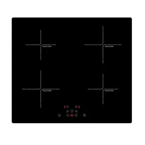 OEM / ODM 4燃烧器电磁炉电玻璃炉牌匾带CE ROSH的cuisson d加热器