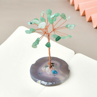 Arbre en cristal naturel artisanal unique et moderne personnalisé pour la décoration