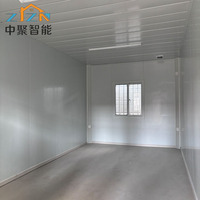 Maison conteneur préfabriquée modulaire en acier de 20 pieds, démontable et en kit, pour bureau, habitation ou solution préfabriquée portable