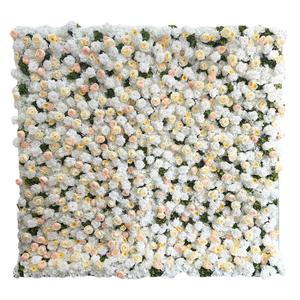 Pared de Flores Artificiales Enrollable 3D Ultra Realista de 8 pies x 8 pies, Decoración para Fondo de Cabina de Fotos para Bodas y Fiestas - Product Image 5