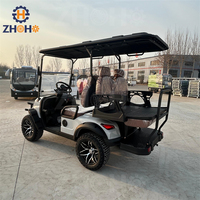 Vente flash - Voiturette de golf 4 places CE, buggy, voiture 4x4, UTV électrique, VTT pour adultes, batterie au lithium 72v, homologuée pour la route