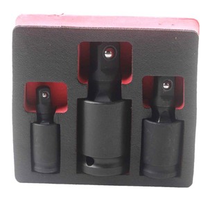 Pneumatic Universal Joint 3 Pc Set 6 Mm 1 4 Inch Steel Quick Connect Air Tool Accessory - Product Image 3