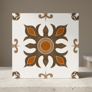 Carreaux de bois en mosaïque 3D effet vague, 30x30cm, décoration murale intérieure, motif emboîtable, carreaux de sol pour garage. - Product Image 1