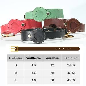<span class=keywords><strong>Collar</strong></span> Personalizable Premium para Gatos, <span class=keywords><strong>Collar</strong></span> de Cuero Vacuno con GPS para Perros, Dispositivo de Rastreo Airtag para Perros - Product Image 5