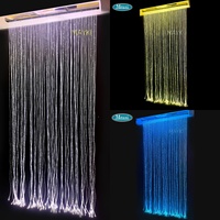 Rideau à fibres optiques LED à cascade de couleurs changeantes pour la stimulation visuelle apaisante de l'autisme, éclairage de salle sensorielle