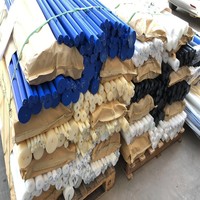 Barre ronde de haute précision, plastique technique personnalisé, feuille de nylon PA6 / Pa66 de couleur personnalisée, tige en nylon pour pièces industrielles